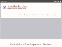 Tablet Screenshot of ken-martax.com